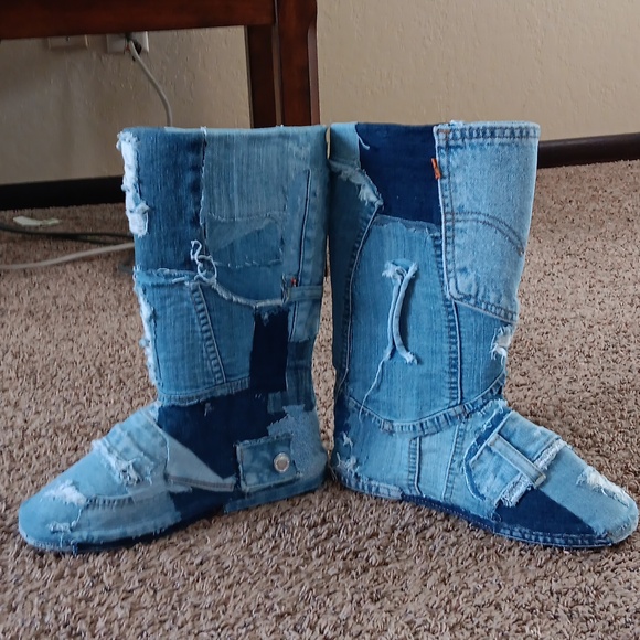 Denim boots - Picture 4 of 4
